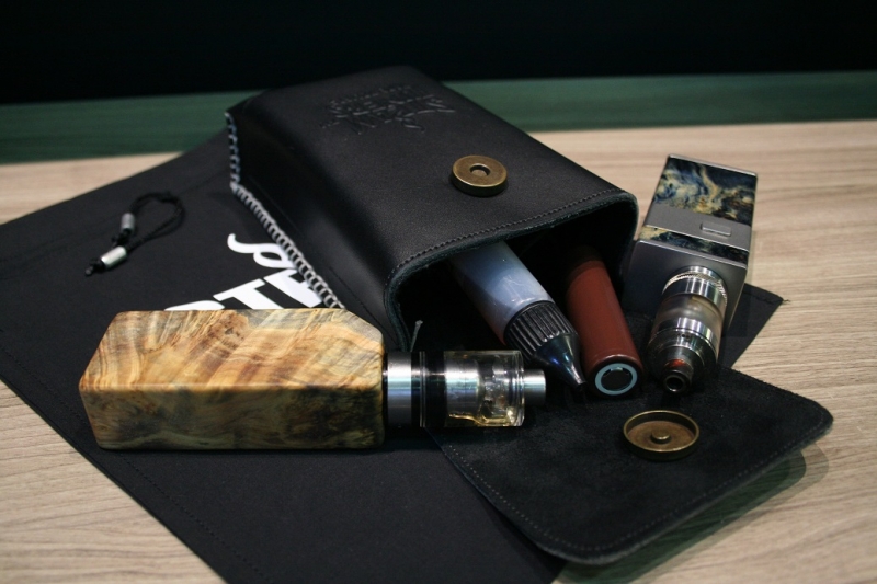 Steam Tuners Leather Carrying Case custodia pelle 16,5cm