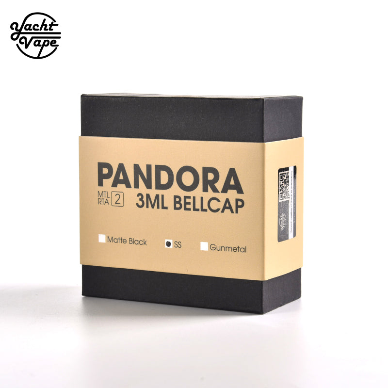 Yachtvape Pandora MTL RTA V2 Bellcap 3ml in vetro