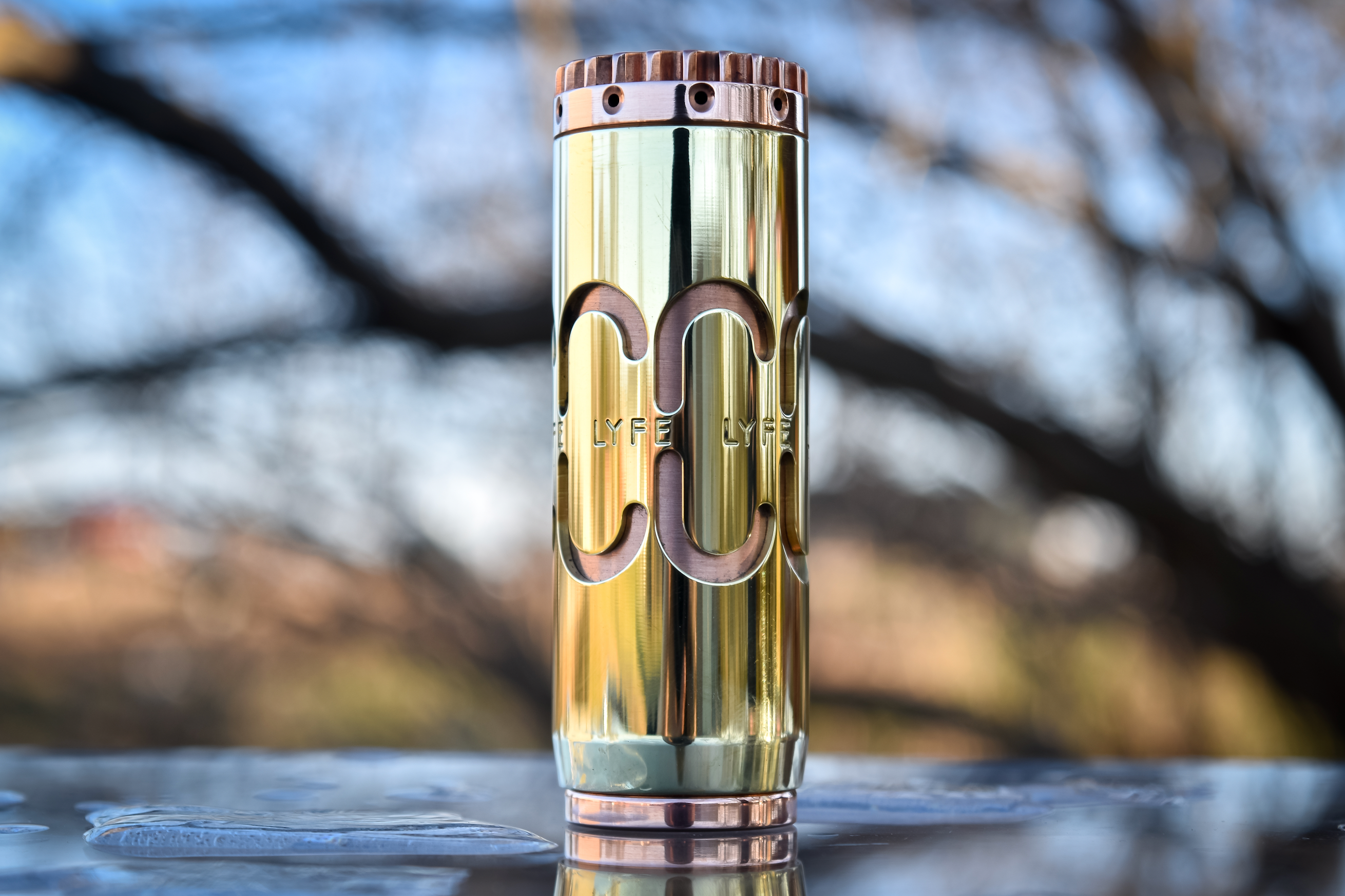 Comp Lyfe Saw 21700 Tubo Meccanico Rame Sleeve Ottone