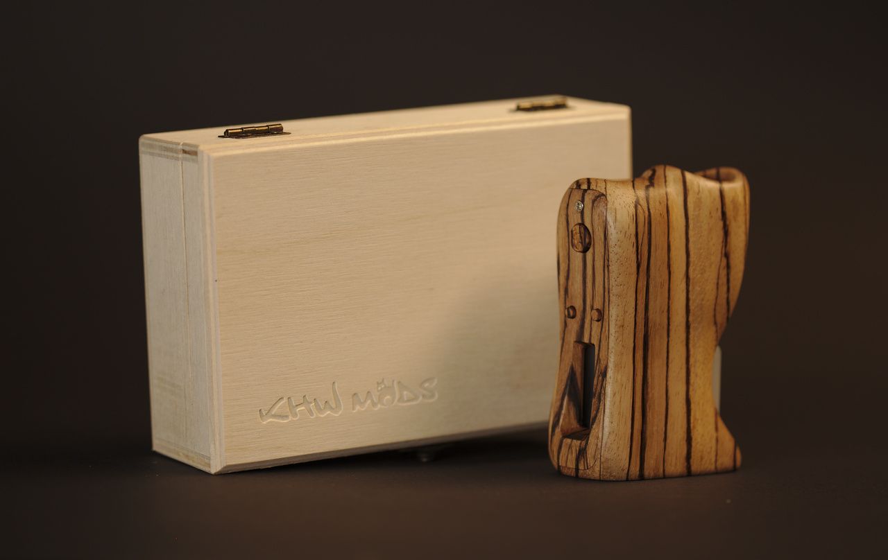 KHW DNA60 Squonker legno zebrano australiano