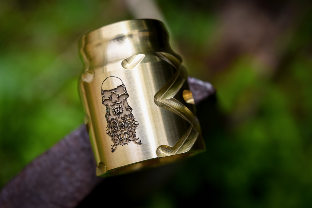 Comp Lyfe Battle Cap X cap ottone Bearded Skull 20mm