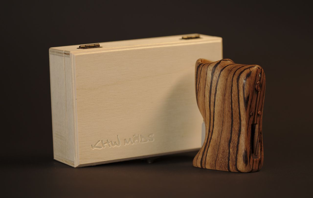 KHW DNA60 Squonker legno zebrano australiano