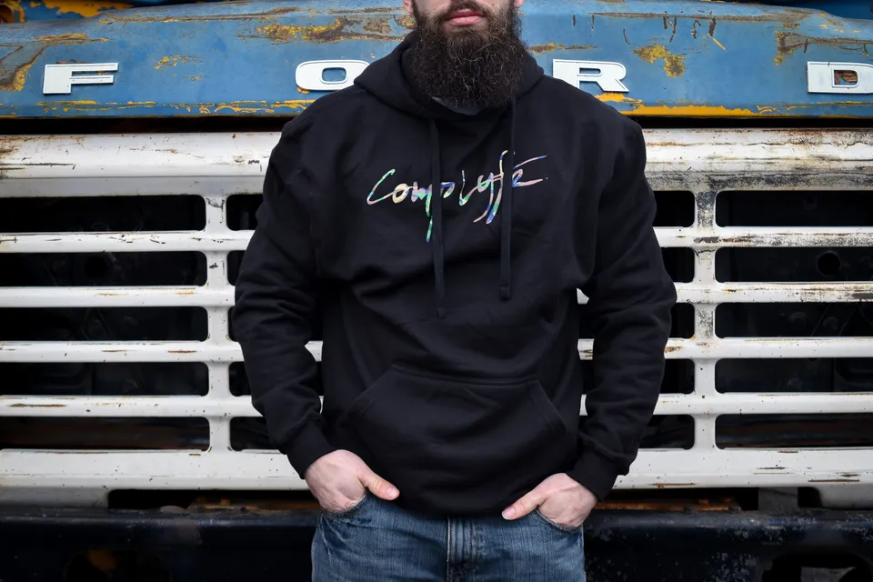 Comp Lyfe Sawblade felpa con cappuccio nera logo