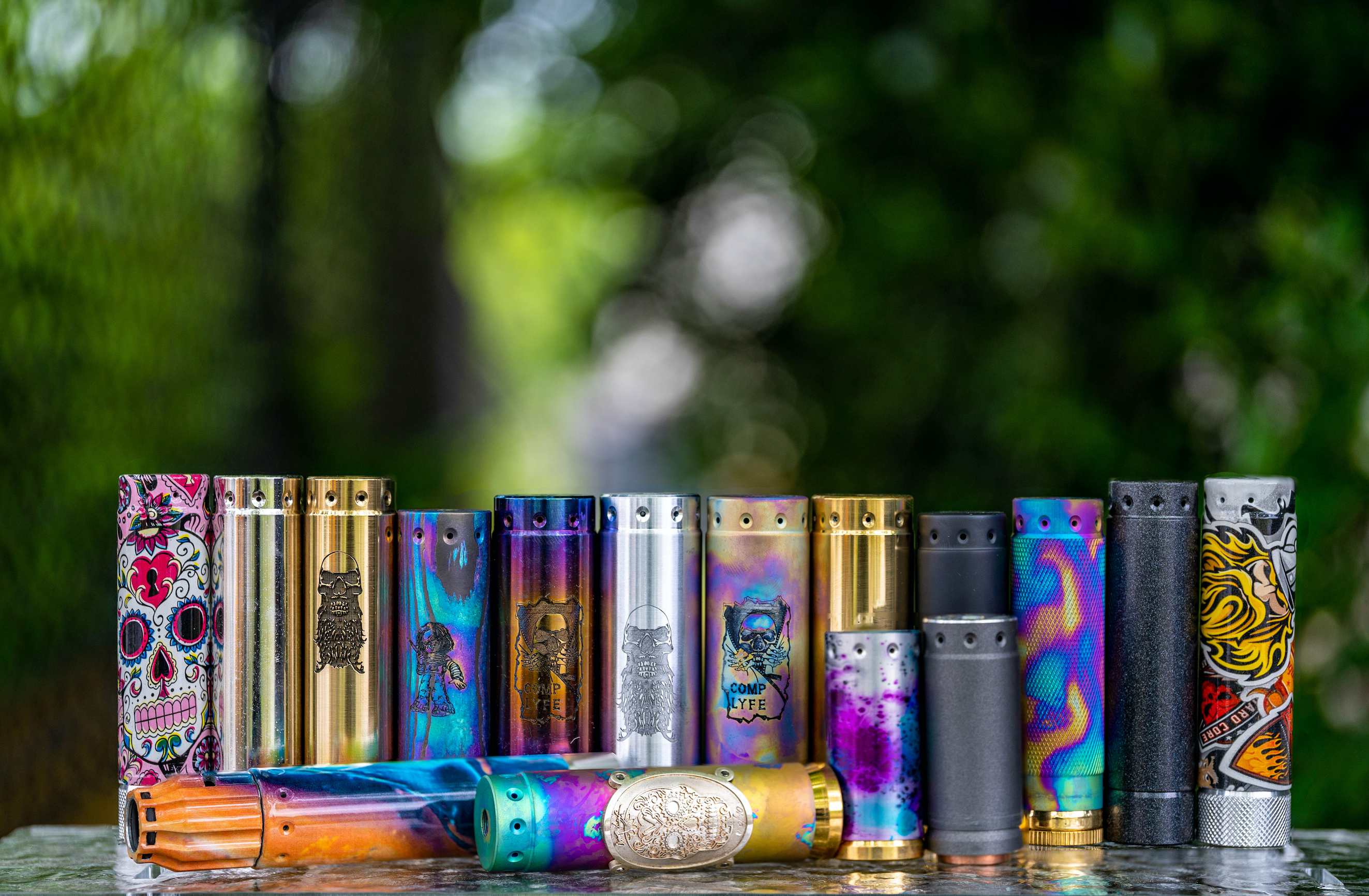 Comp Lyfe HK tubo meccanico ottone Mohegan 21700 solo tubo