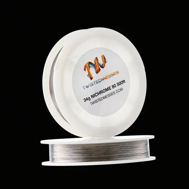 Twisted Messes Nichrome 80 filo resistivo 34GA 500ft rotondo