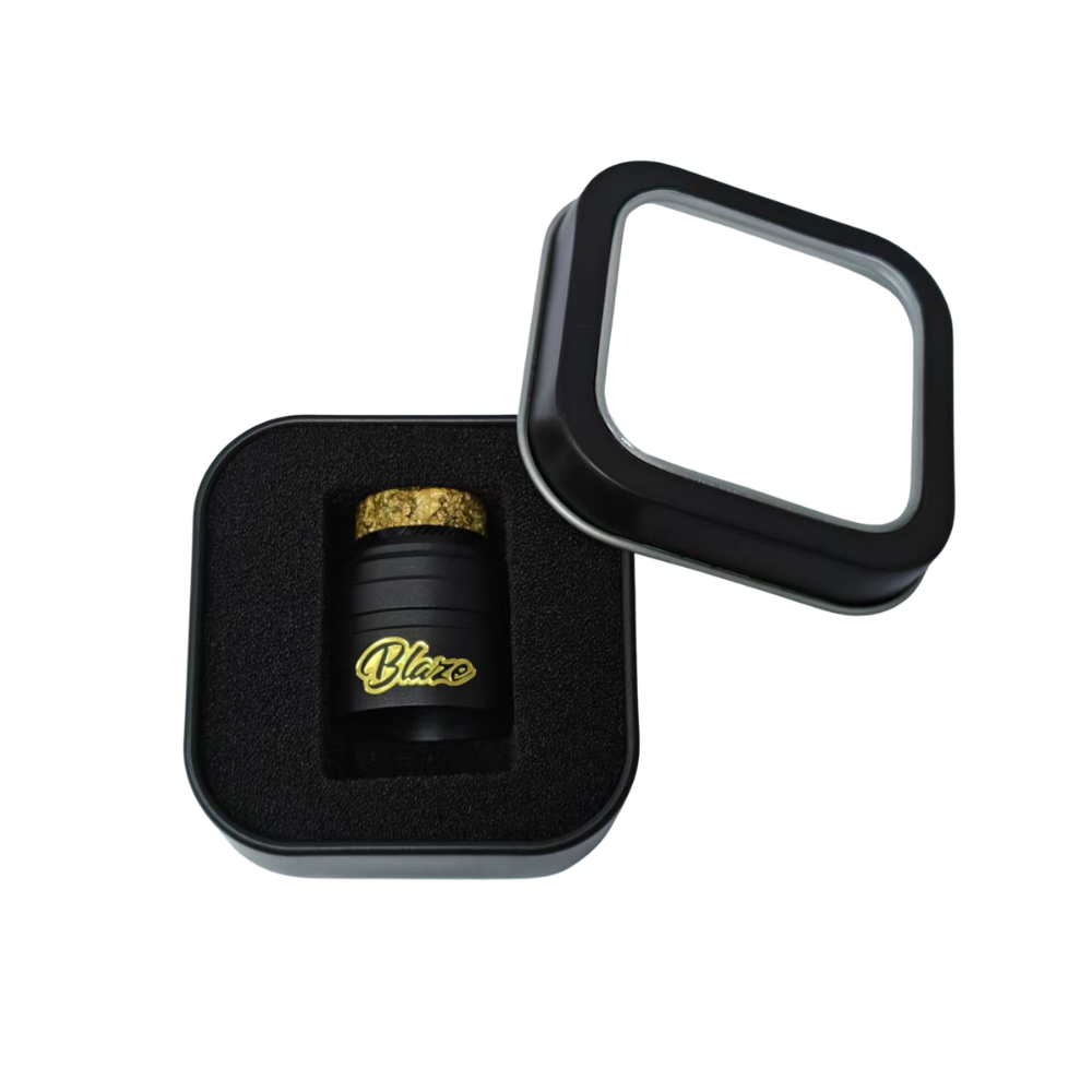 Thunderhead Blaze Solo RDA top cap alluminio oro nero