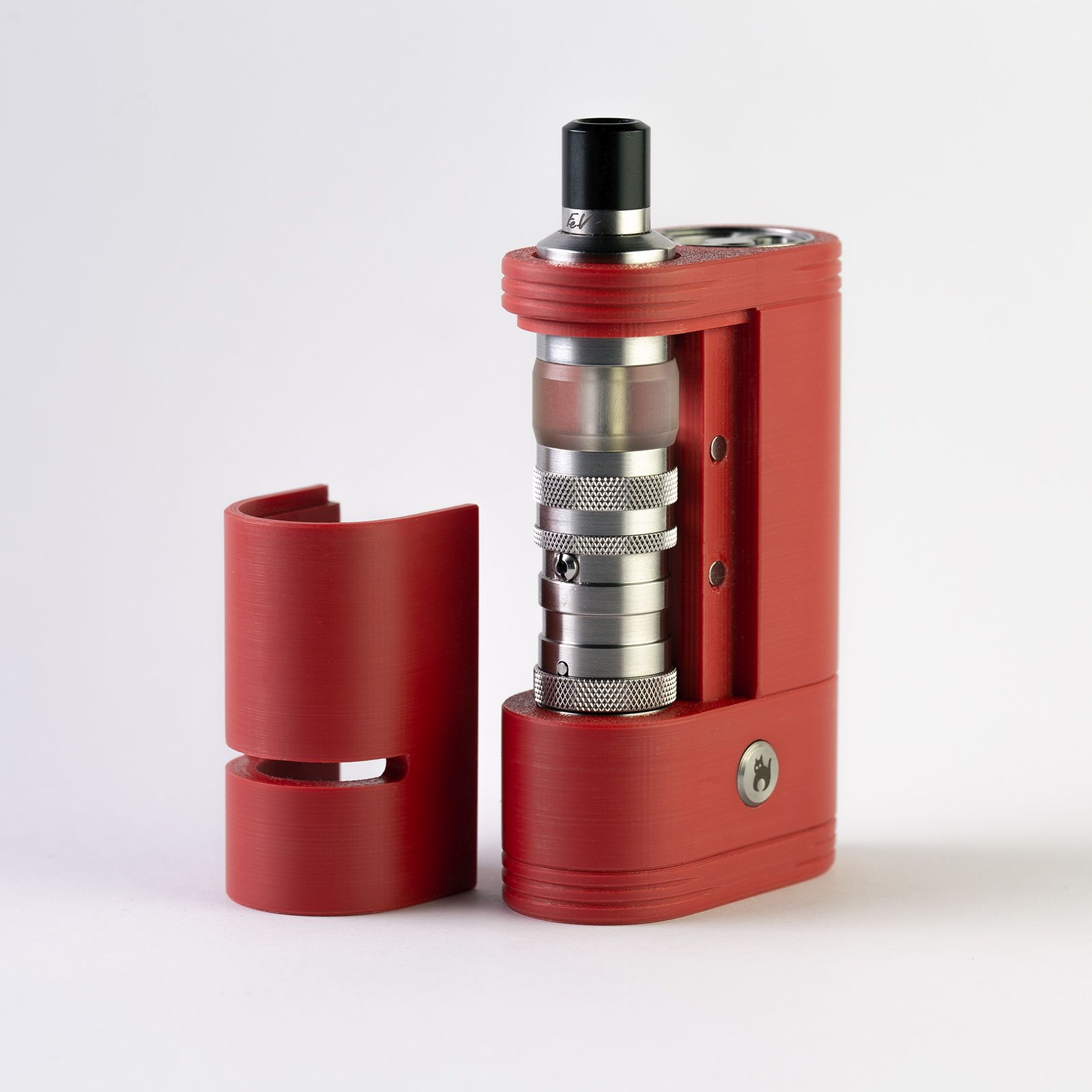 KHW BF17 Box Mod rossa per atomizzatori 17mm