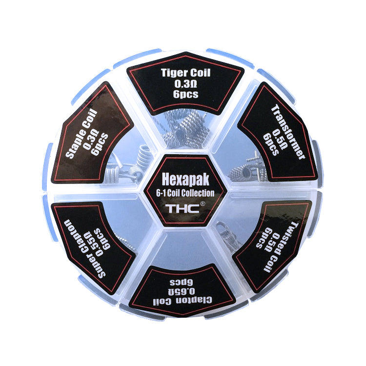 Thunderhead Hexapack 6-in-1 coil premade 36 pezzi miste