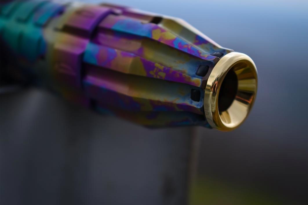 Comp Lyfe Mini drip tip ottone wide bore low profile
