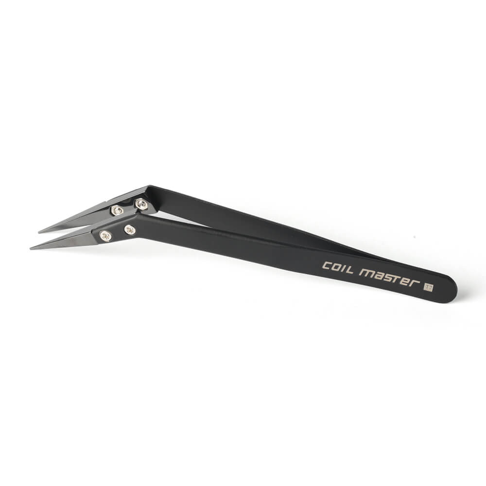 Coil Master Ceramic Tweezers pinzetta ceramica punta curva