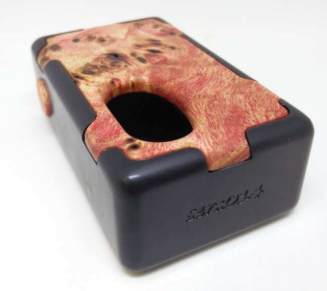 KHW Mod Delrin Burl box mod meccanica sn014 18650