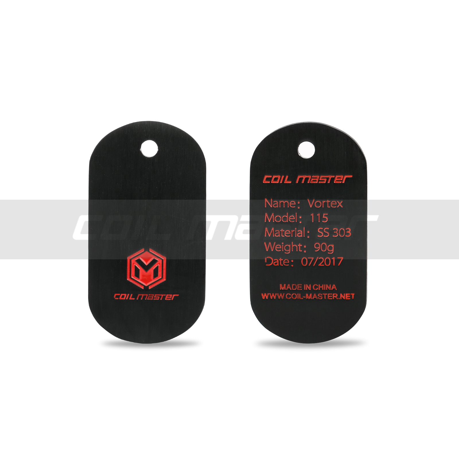 Coil Master Vortex 115 fidget spinner nero 90g