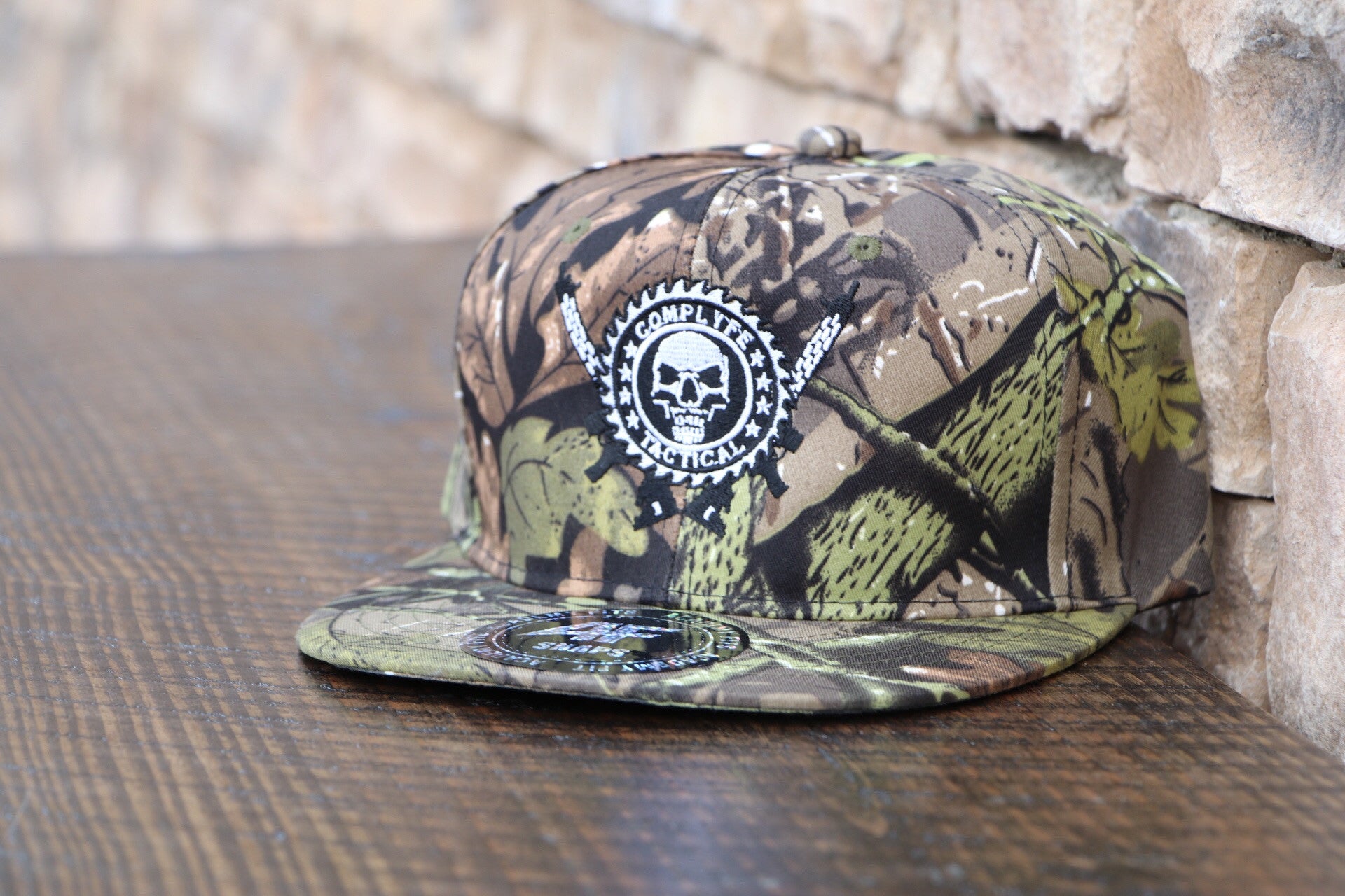 Comp Lyfe CLTAC Camo cappellino snapback visiera nera