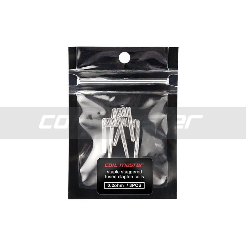 Coil Master Staple Staggered Fused Clapton filo 3 pezzi