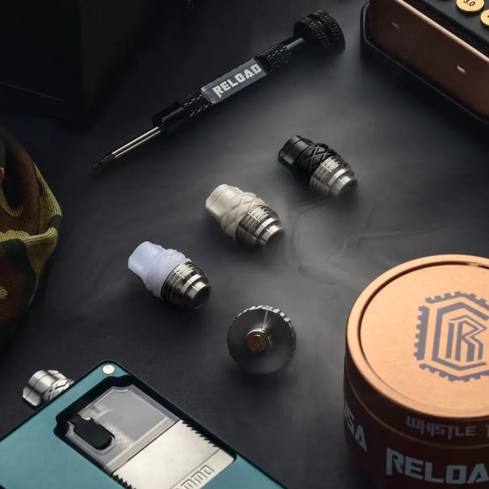 Reload Whistle Tips drip tip per billet box 3 pezzi