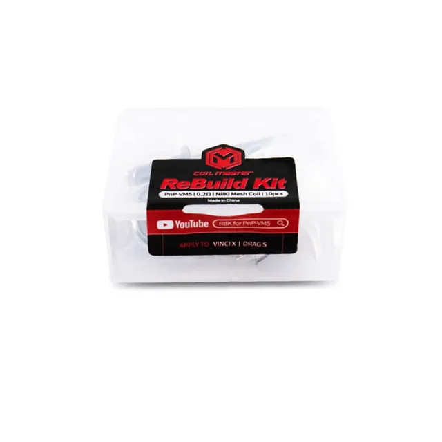 Coil Master ReBuild Kit Voopoo PnP-VM4 mesh 0,6 ohm 10 pezzi