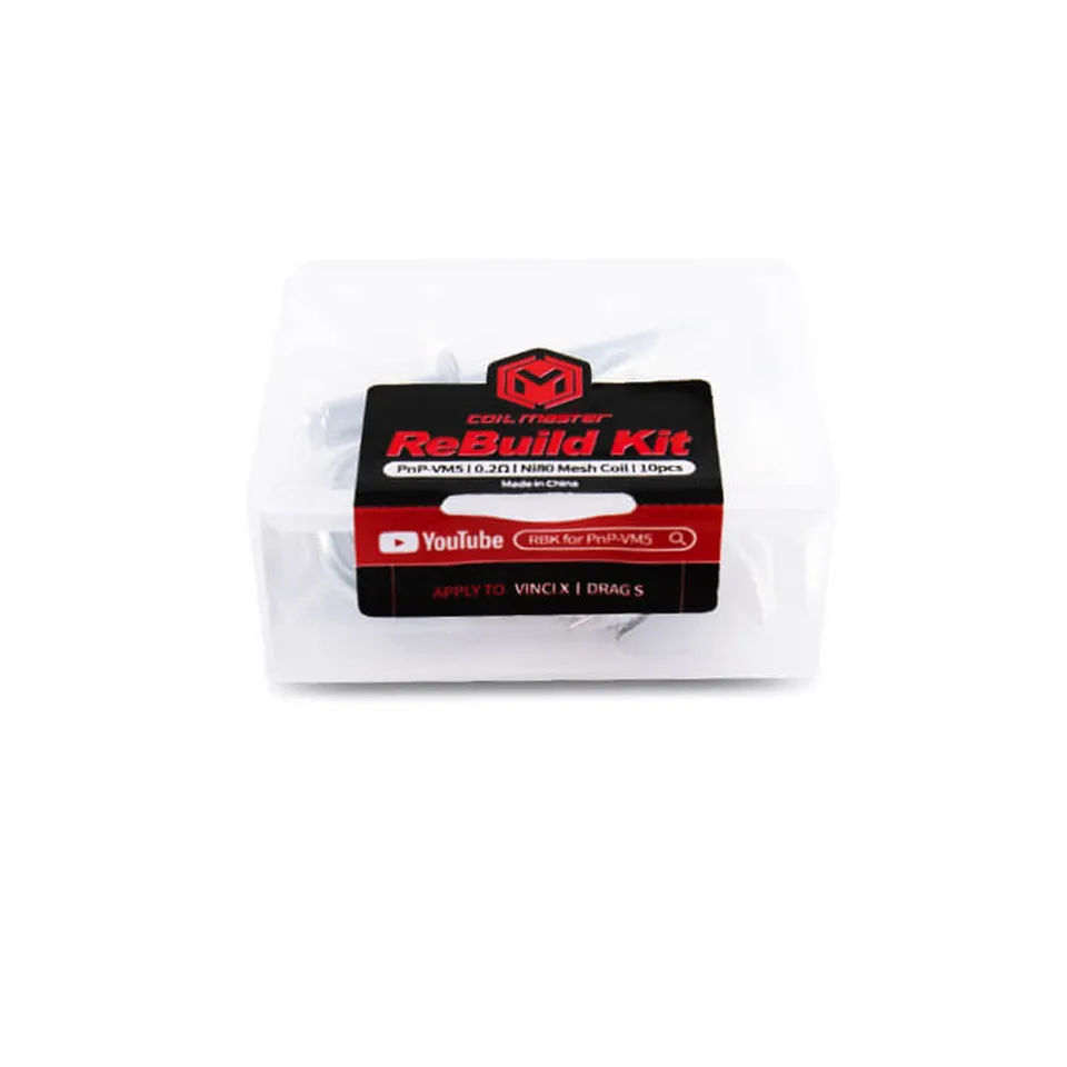 Coil Master ReBuild Kit Voopoo PnP-VM4 mesh 0,6 ohm 10 pezzi