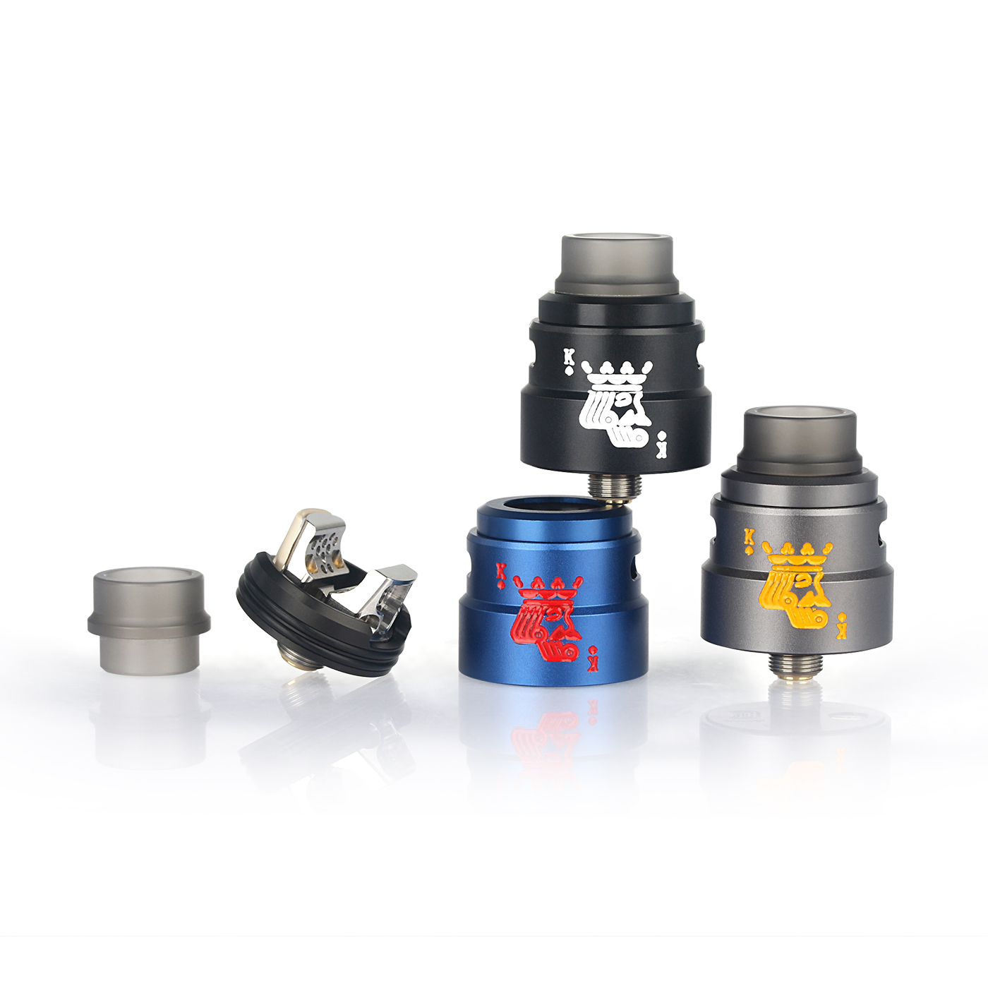 Reload S King RDA Dripper 24mm Top Airflow Alluminio