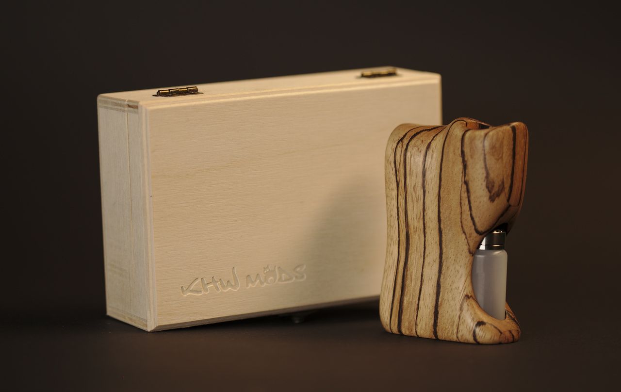 KHW DNA60 Squonker legno zebrano australiano