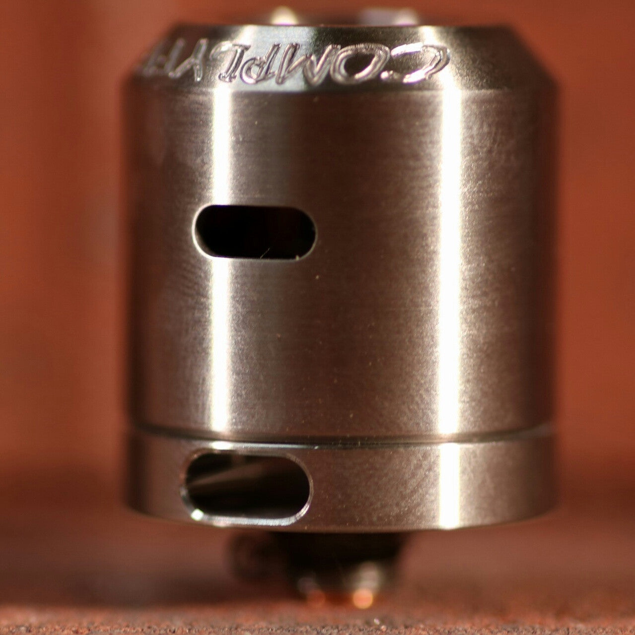 Comp Lyfe Mini Cap 24 cap 24mm Gold Plated Knurled
