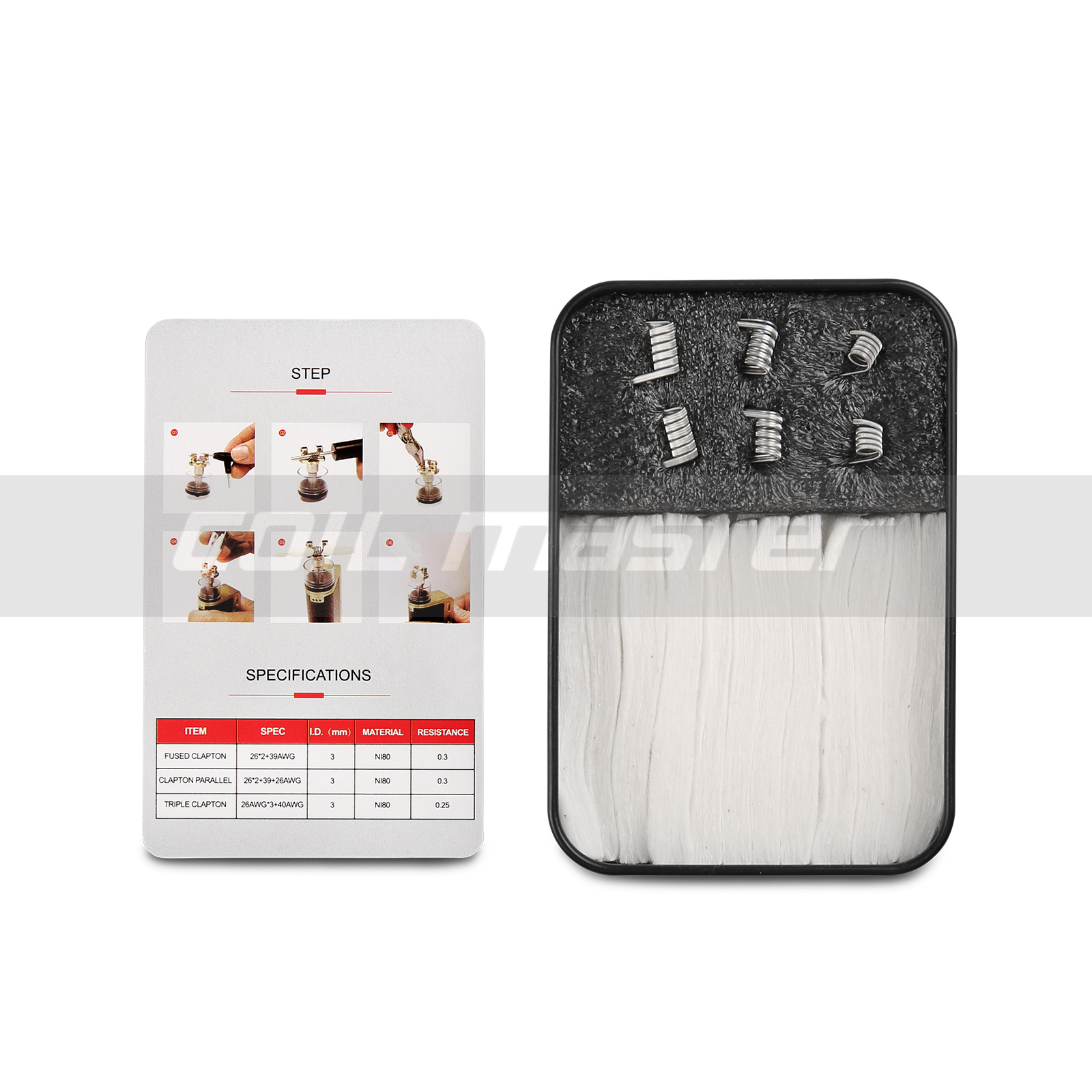 Coil Master Ready Box kit 6 coil + cotone