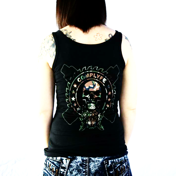 Comp Lyfe Saw Blade canotta tank top nera S
