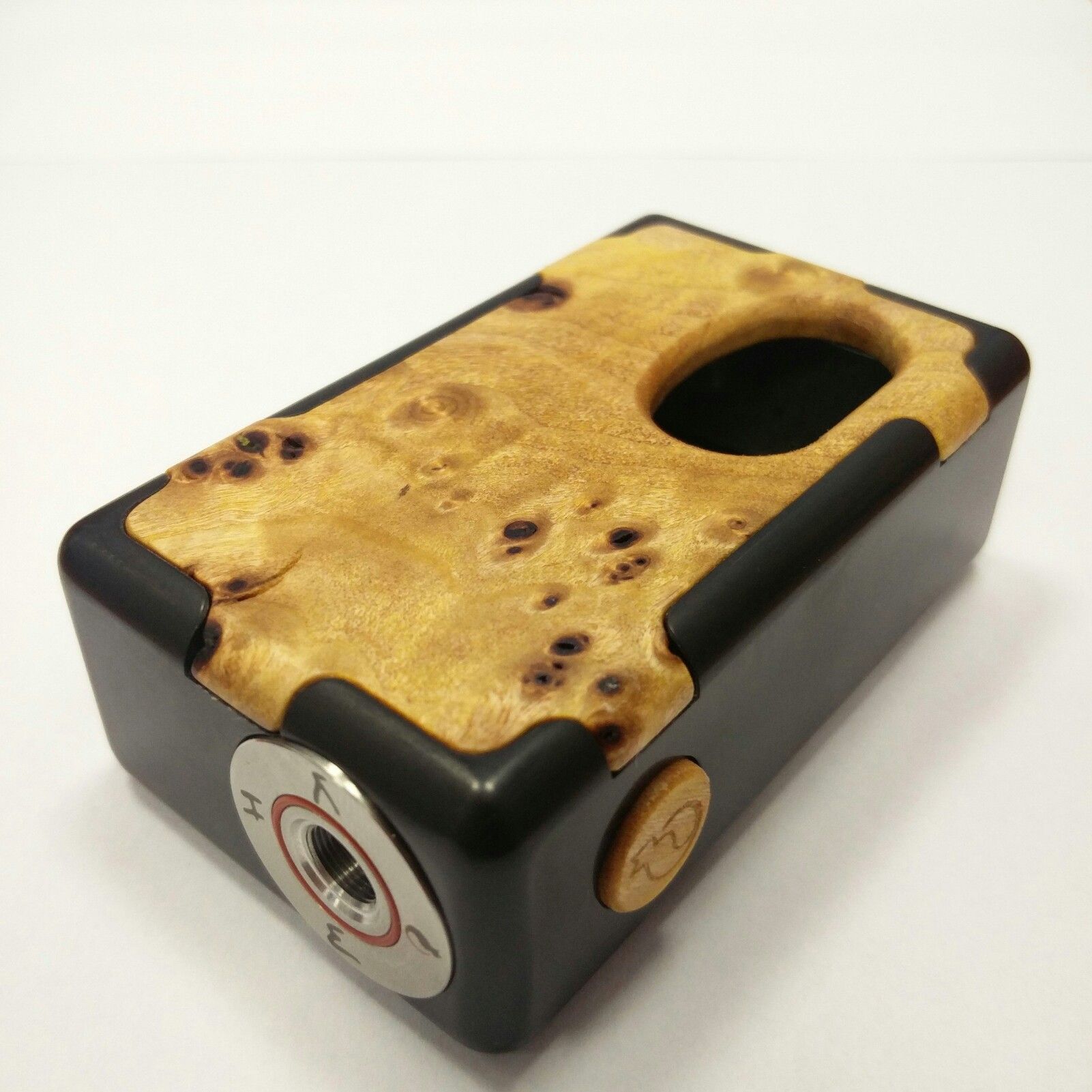 KHW Mod Delrin Burl Box Meccanica 18650 Full Mech