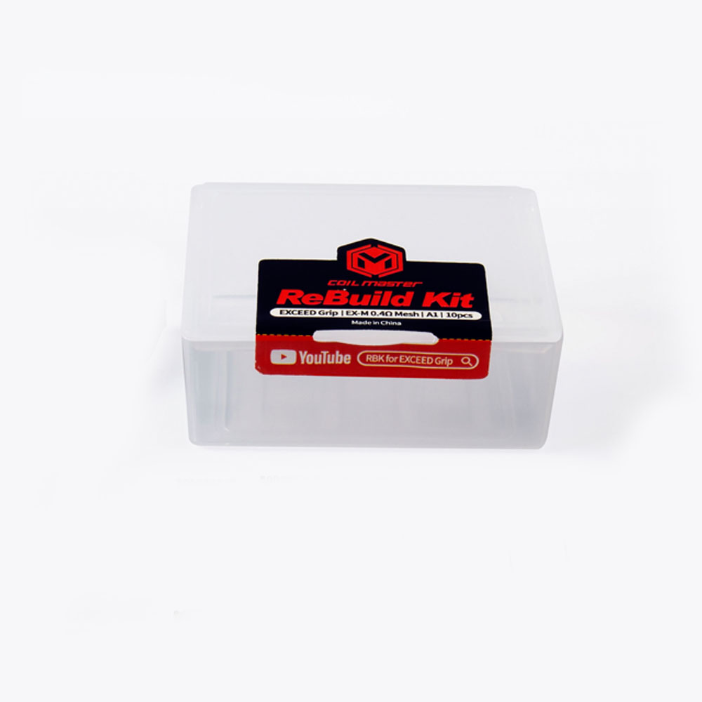 Coil Master ReBuild Kit Exceed Grip kit rigenerazione mesh 0,4 ohm