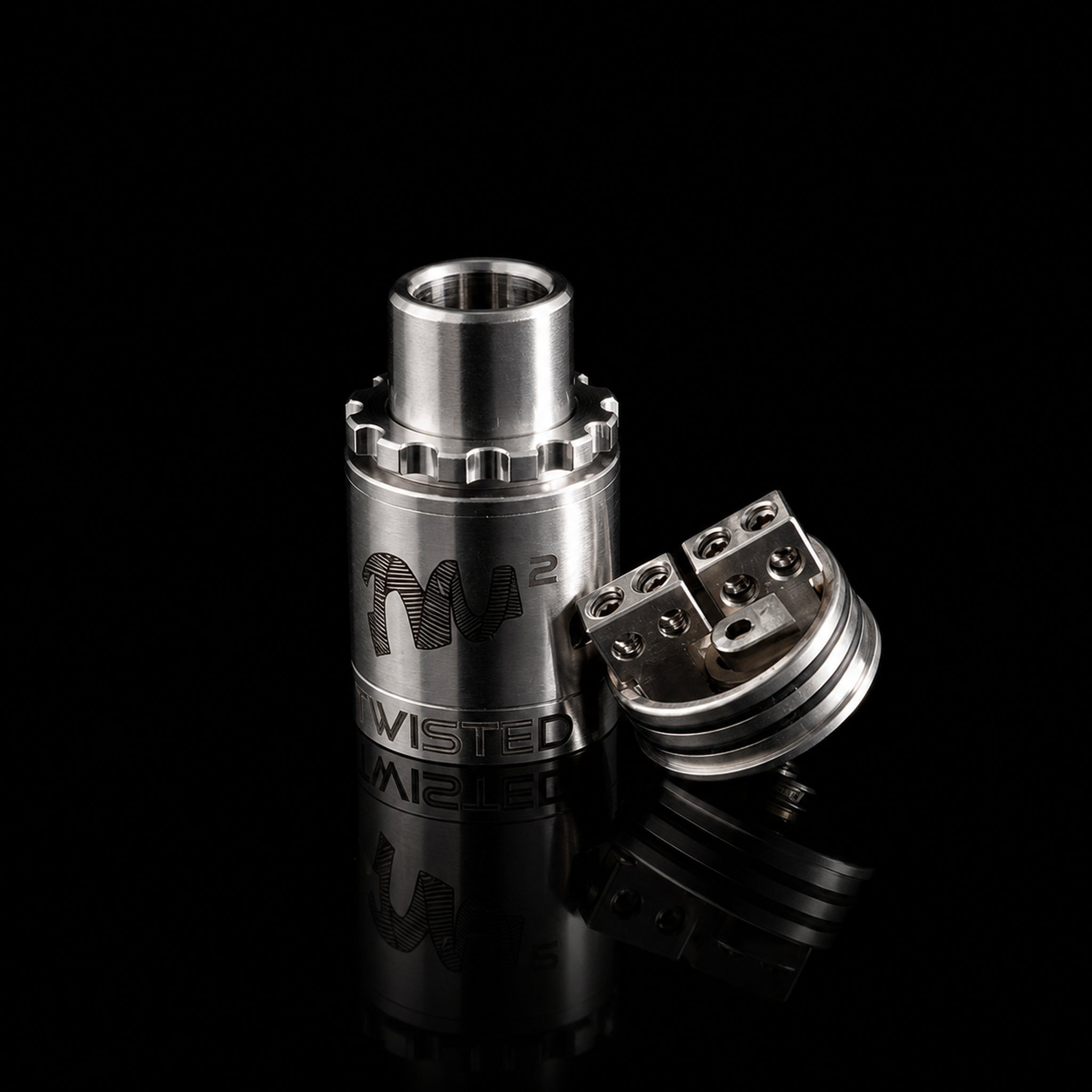 Twisted Messes Squared RDA2 atomizzatore 22mm dual coil
