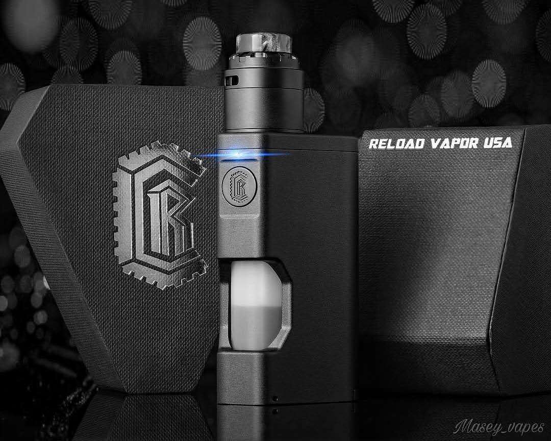 Reload Squonk Mod box bottom feeder 9ml doppia 18650