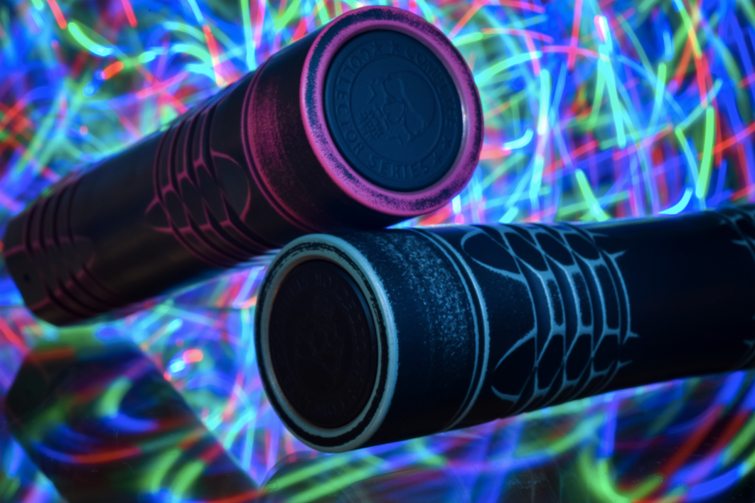 Comp Lyfe Bolt tubo meccanico nero blu 18650 alluminio
