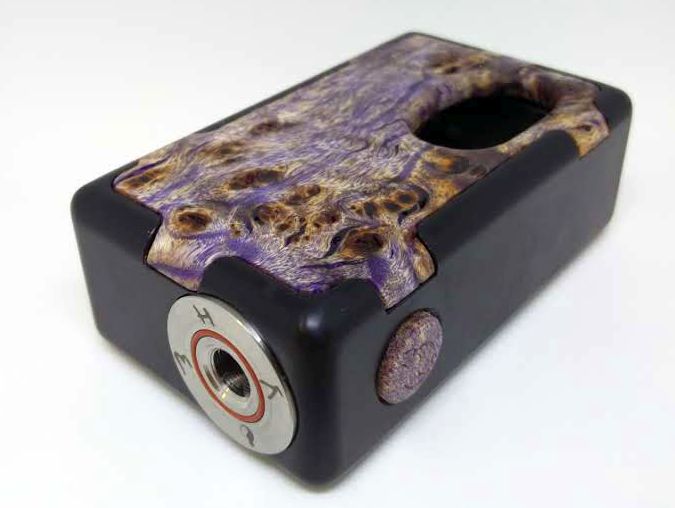 KHW Full Mech SN013 box mod delrin burl 18650
