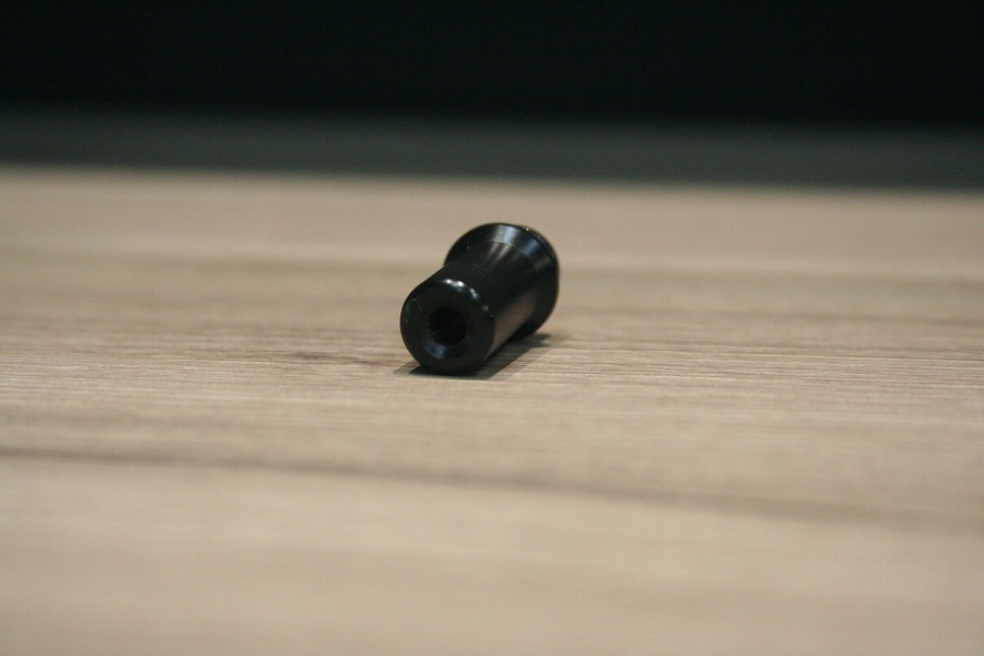 Steam Tuners T15 drip tip nero acetal tiro stretto
