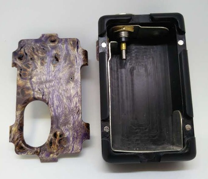 KHW Full Mech SN013 box mod delrin burl 18650