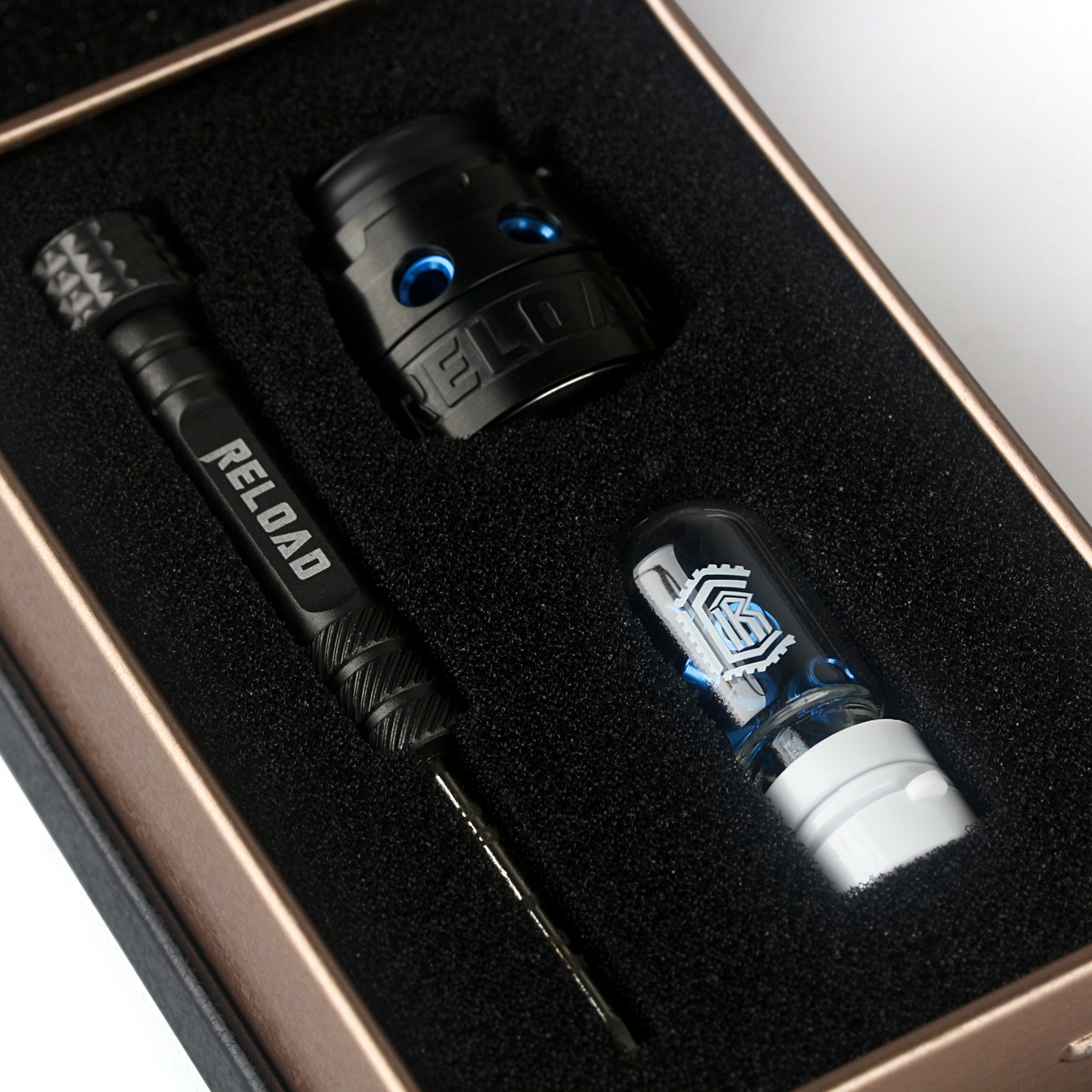 Reload Draco RDA Dripper 24mm Deck Postless Pin Blu