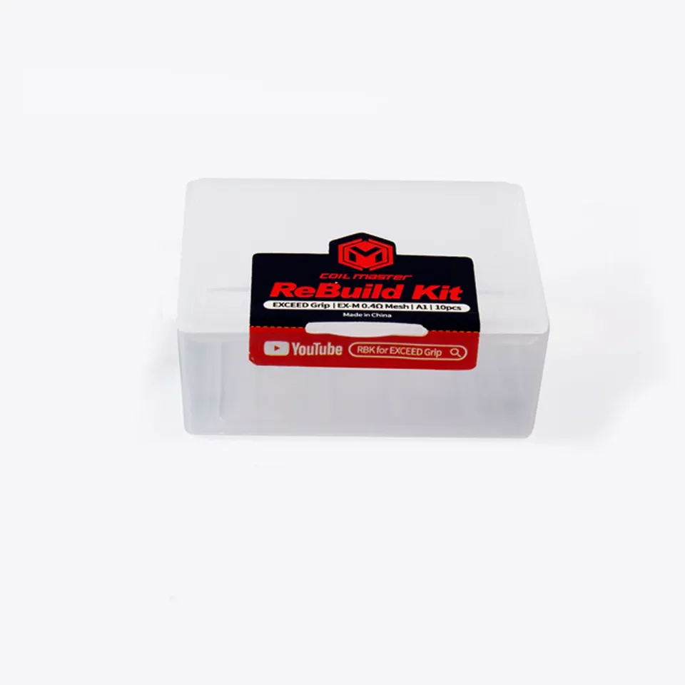 Coil Master ReBuild Kit Exceed Grip kit rigenerazione mesh 0,4 ohm