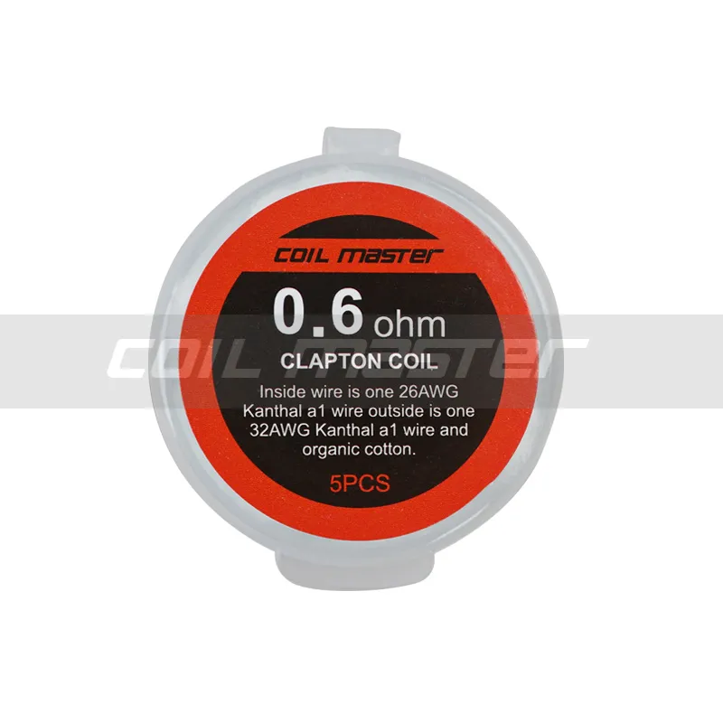 Coil Master K Clapton coil prefatte box 5pz 0,4 ohm