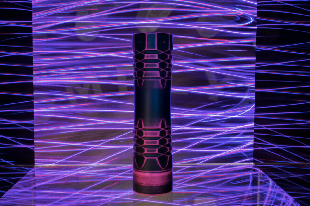 Comp Lyfe Bolt tubo meccanico nero blu 18650 alluminio