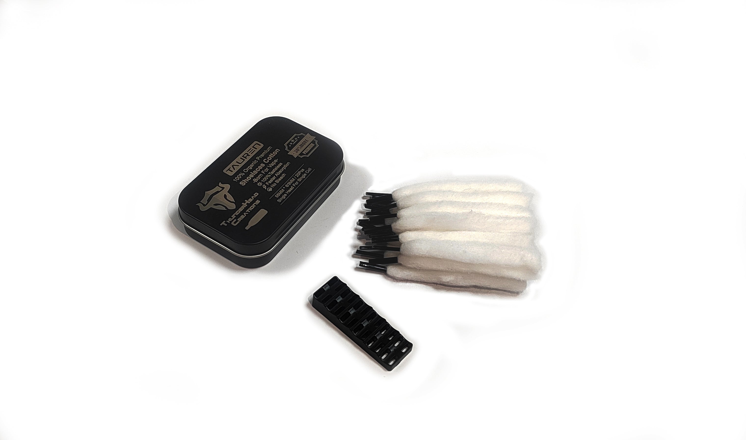 Thunderhead Tauren cotone shoelaces 20 pezzi organico