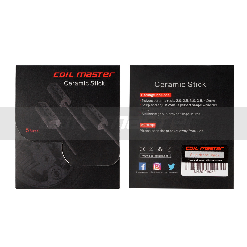 Coil Master Ceramic Stick stick ceramico 5 pezzi 2.0-4.0mm