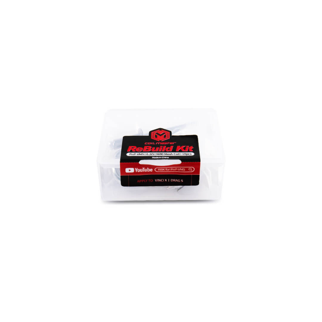 Coil Master ReBuild Kit Voopoo PnP-VM4 mesh 0,6 ohm 10 pezzi