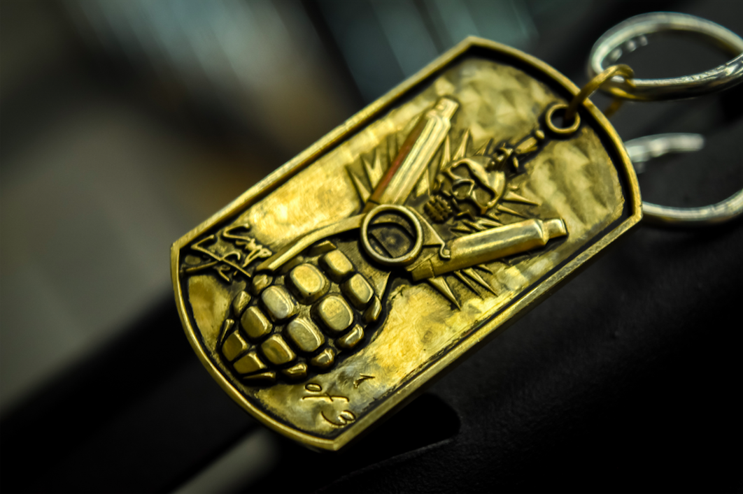 Comp Lyfe Dog Tag Limited Edition ciondolo argento