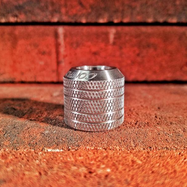 Comp Lyfe Mini Cap 24 cap 24mm Gold Plated Knurled