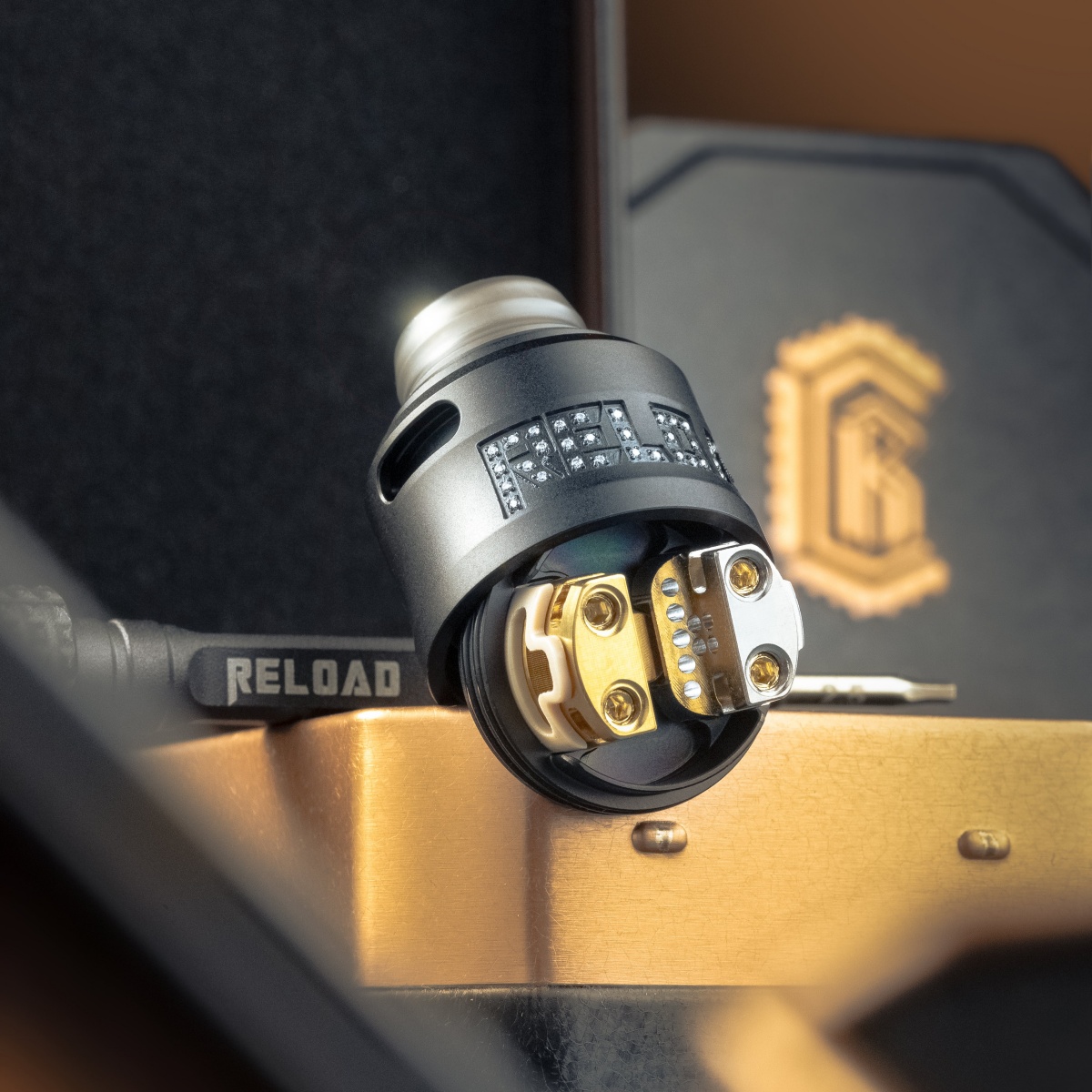 Reload S Pro RDA ICE Collection dripping 25mm bottom feeder