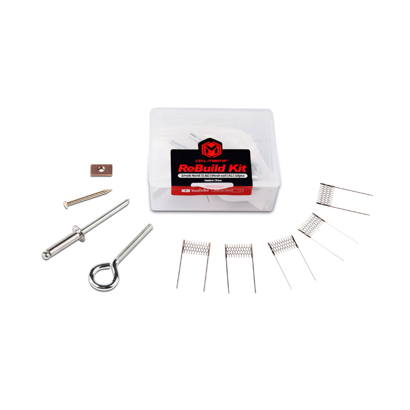 Coil Master ReBuild Kit Smok Nord kit rigenerazione mesh 0.6Ω