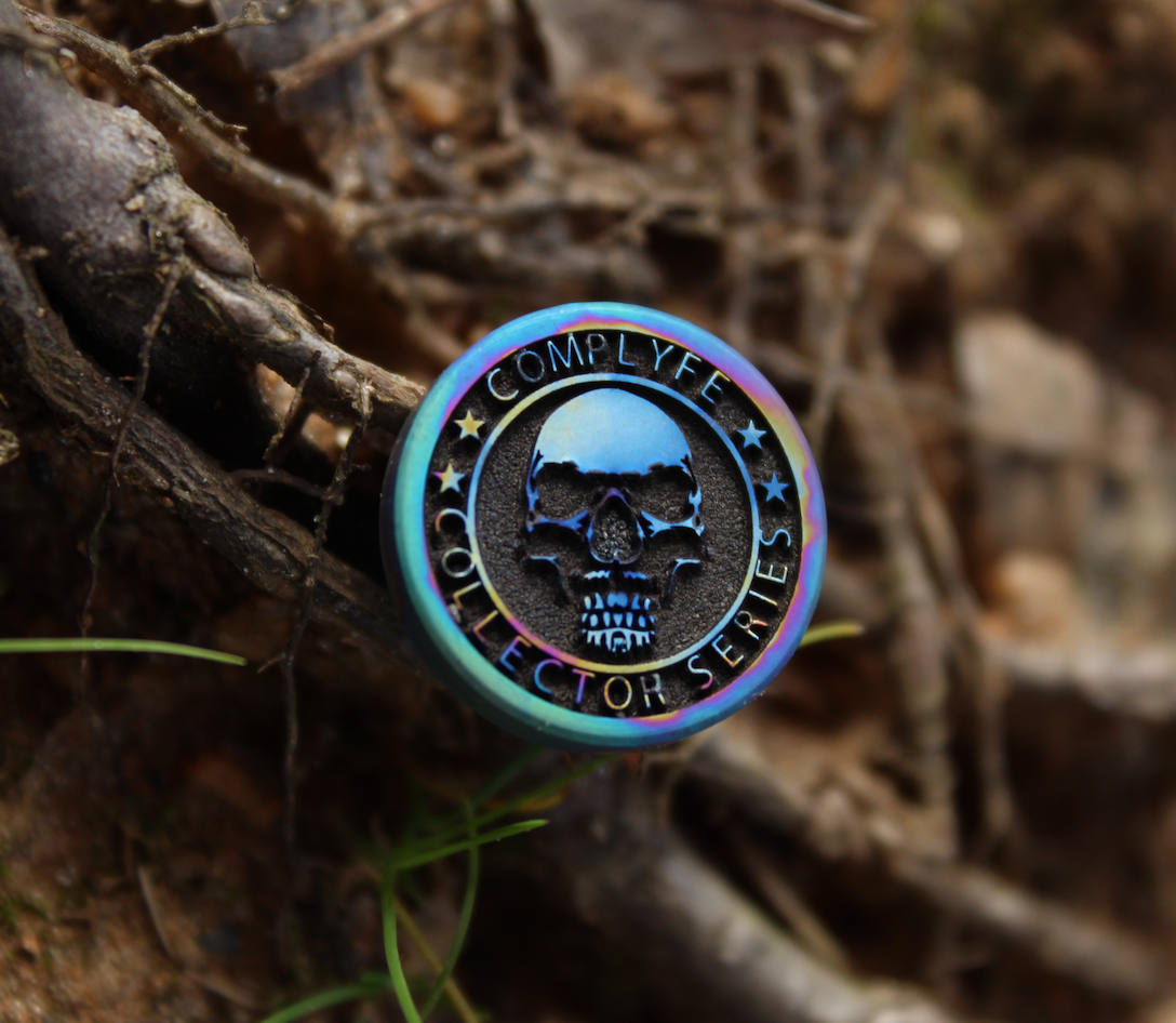 Comp Lyfe Collector pulsante titanio anodizzato 3D