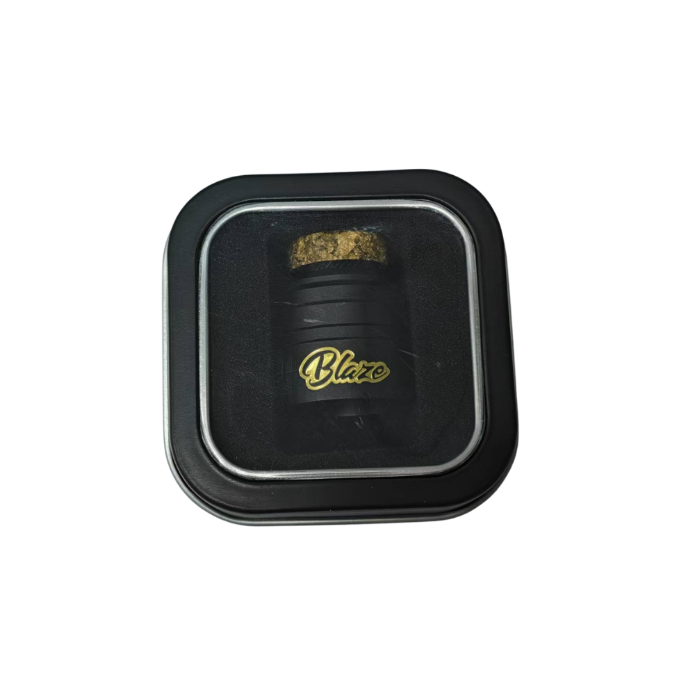 Thunderhead Blaze Solo RDA top cap alluminio oro nero