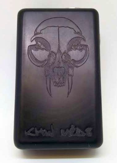 KHW Full Mech Box Mod BF SN018 Delrin Legno