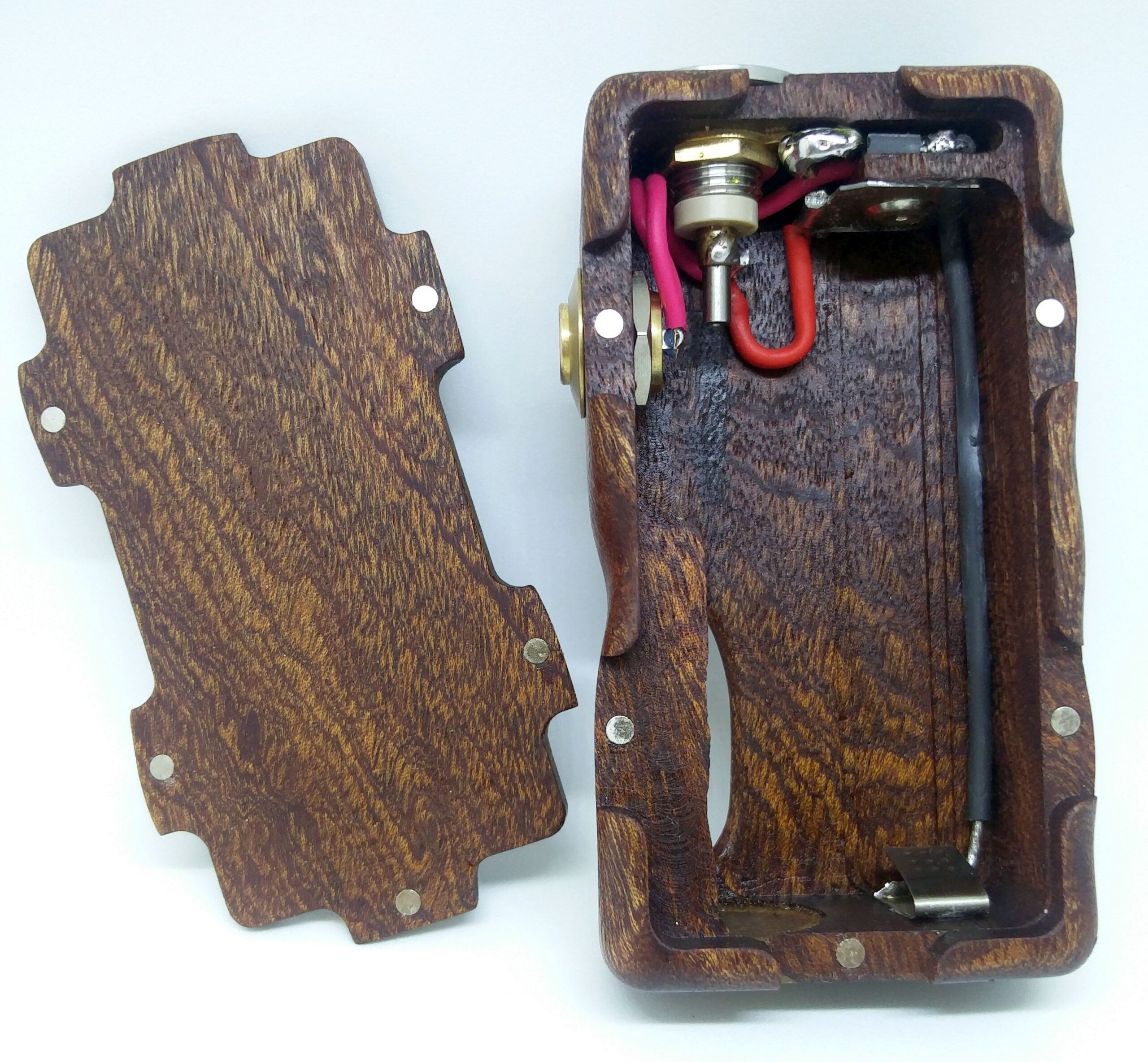 KHW Mosfet 20700 Box Mod Legno Mogano SN014