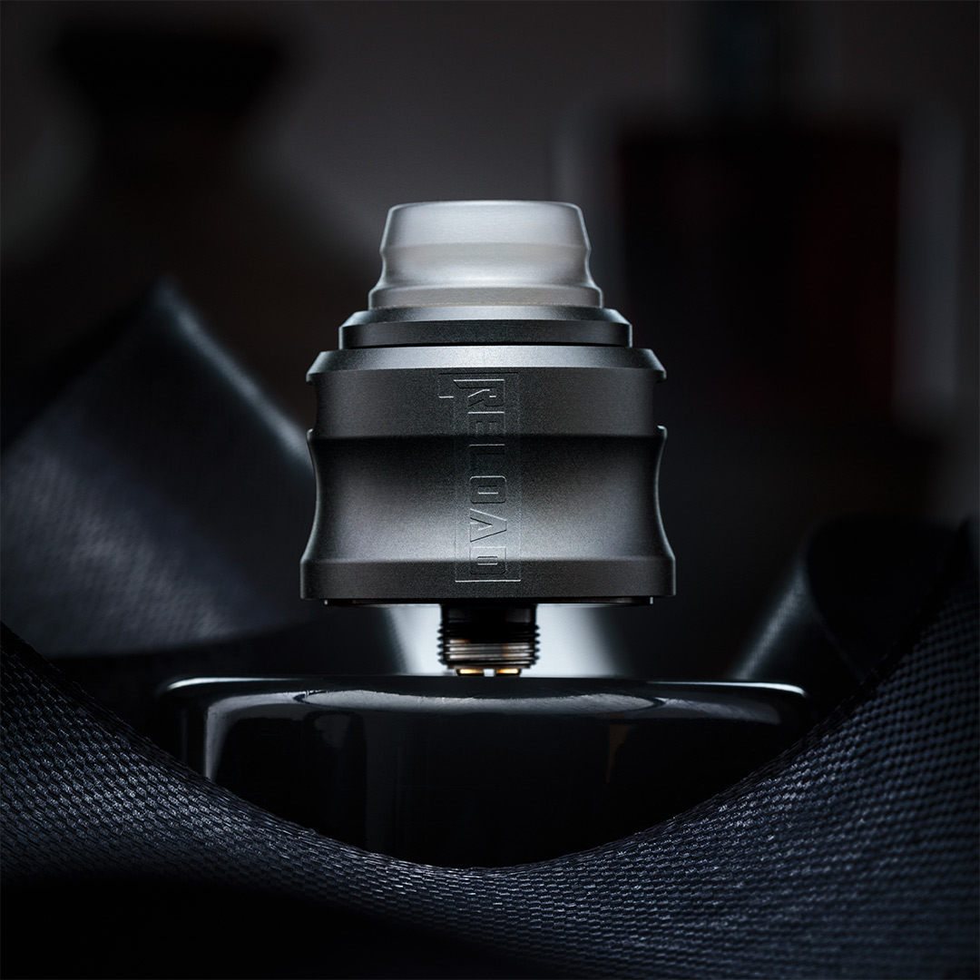 Reload S Pro RDA Dripper 25mm Top Airflow Deck Postless